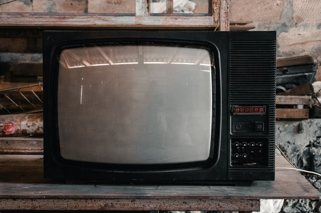 vintage television set