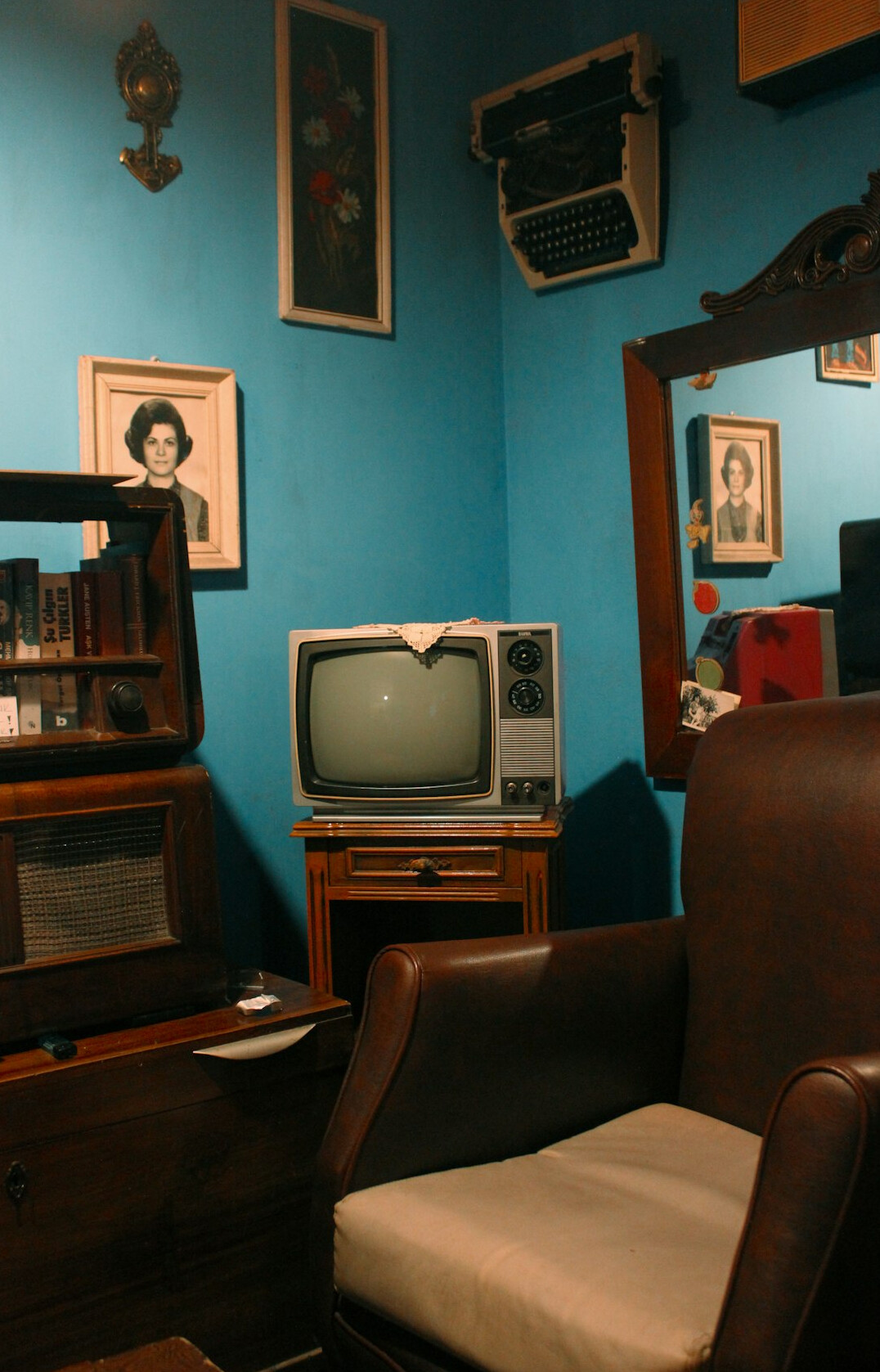 old tv show on screen