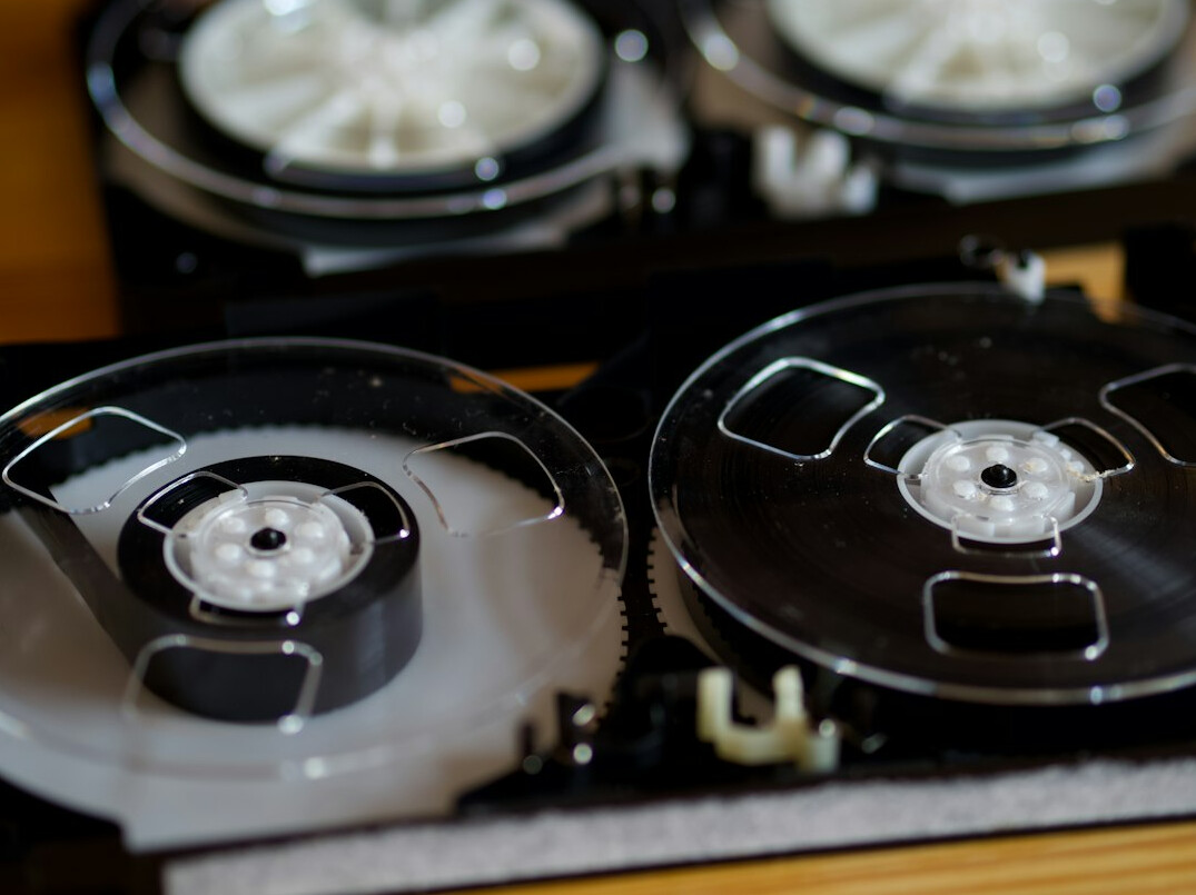 Technician equipment for restoring old film reels and tapes